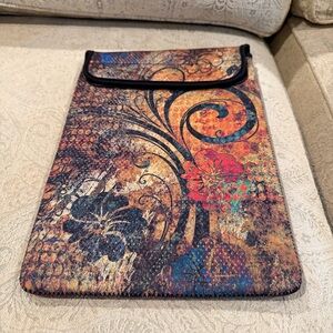Colorful Floral Tablet Sleeve